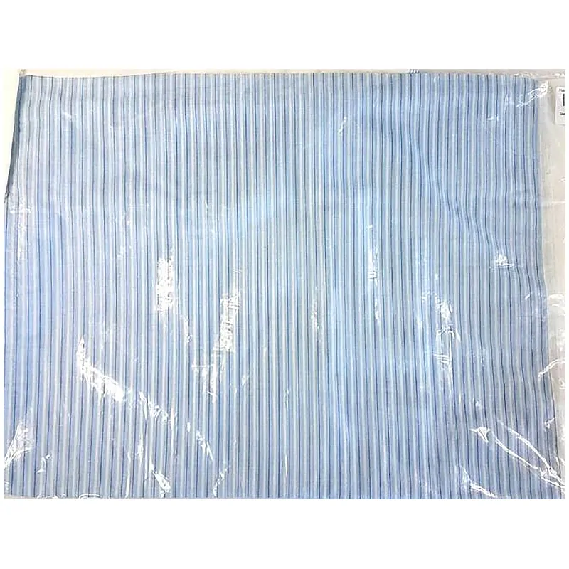 Baldachýn krémový/modrý s pásikmi