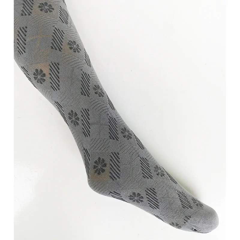  Sonia - Pančuchy vzorované sivé 140-146