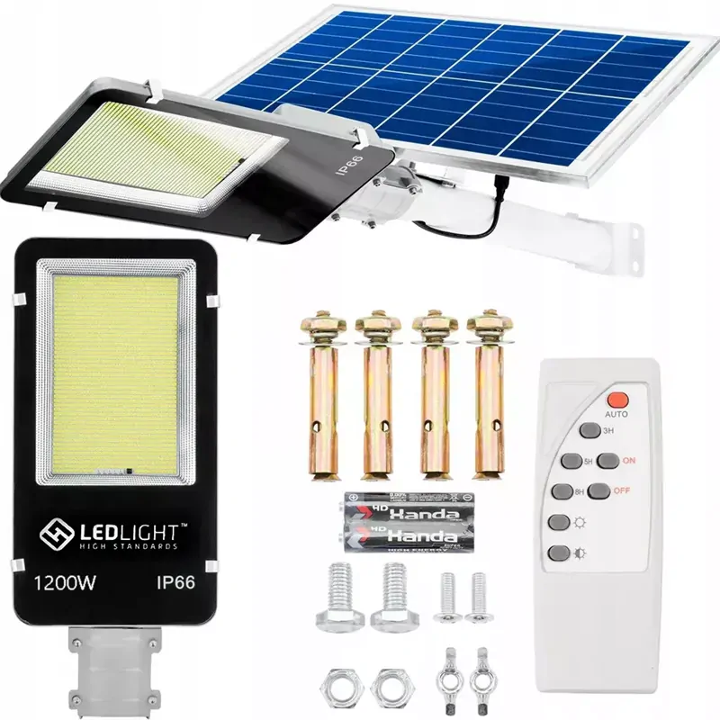 Solárna pouličná lampa 800LED 1200W