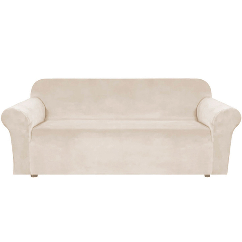 Poťah na 3-miestnu pohovku béžový 190-230cm