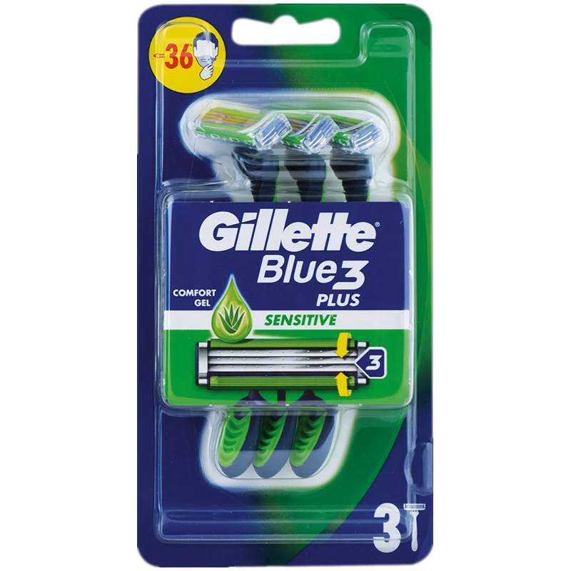 Gillette Blue3 - Žiletky na holenie Comfort 3 ks