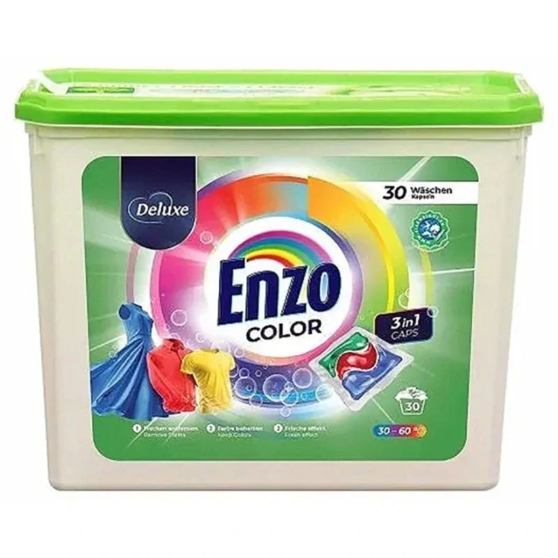 Kapsule na pranie Enzo Color 3v1 – 30 ks