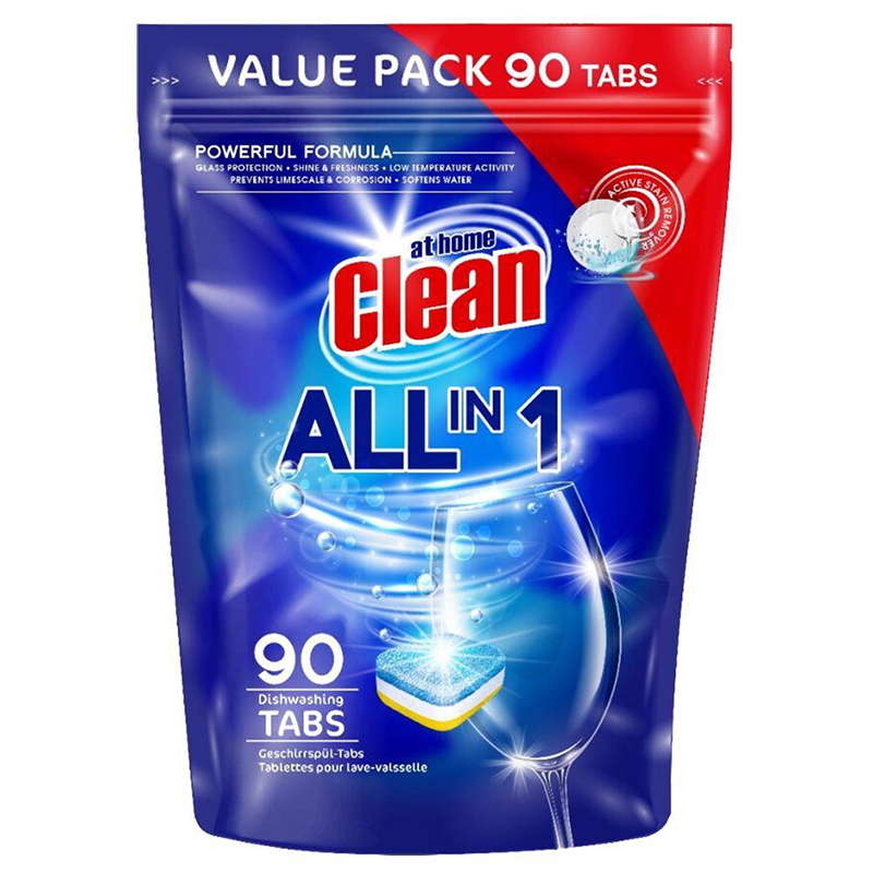 At Home - Tabletky do umývačky riadu All in One 90 ks