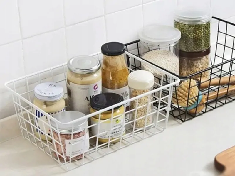 Kovový košík 28 x 22 x 12cm