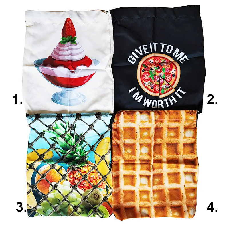 Batoh so šnúrkami jedlo 40 x 30 cm