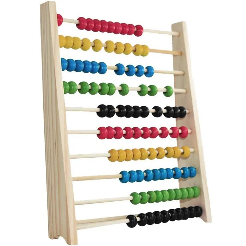Drevené počítadlo pre deti 100 guľôčok