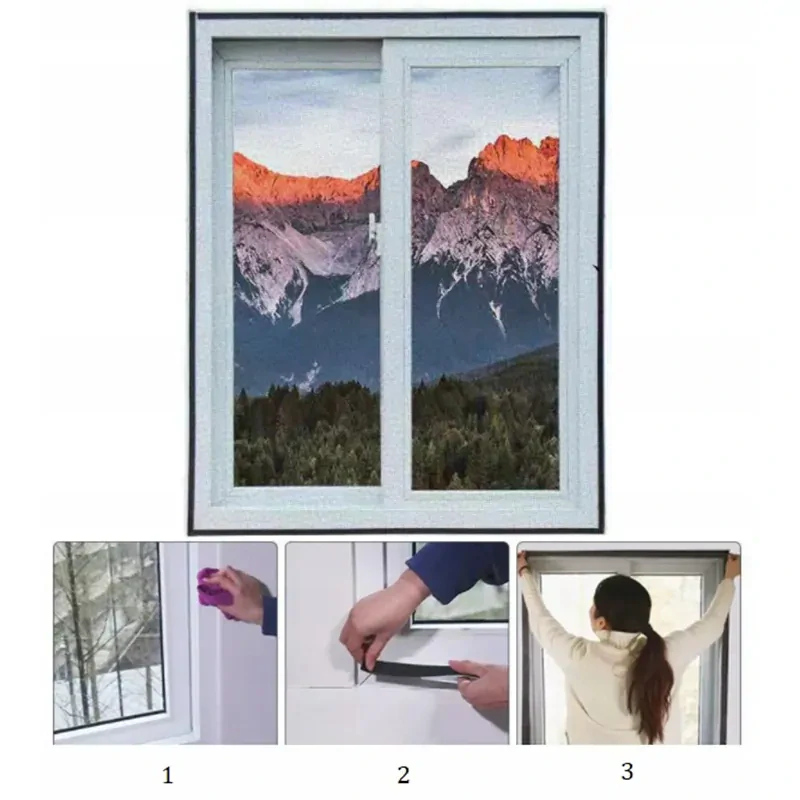 Sieťka na okno proti hmyzu 150x200cm