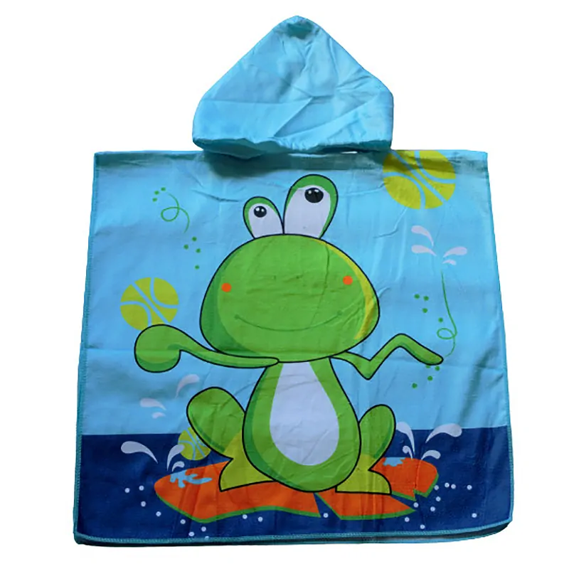 Žabka - Detské pončo 120 x 60 cm