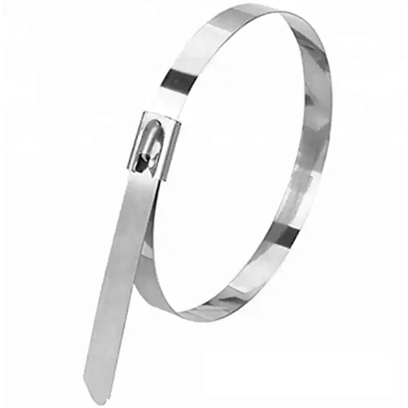 Sťahovacie pásky kovové 300x4,6mm 100ks