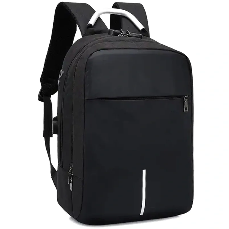 Vodeodolný batoh na laptop so zámkom čierny