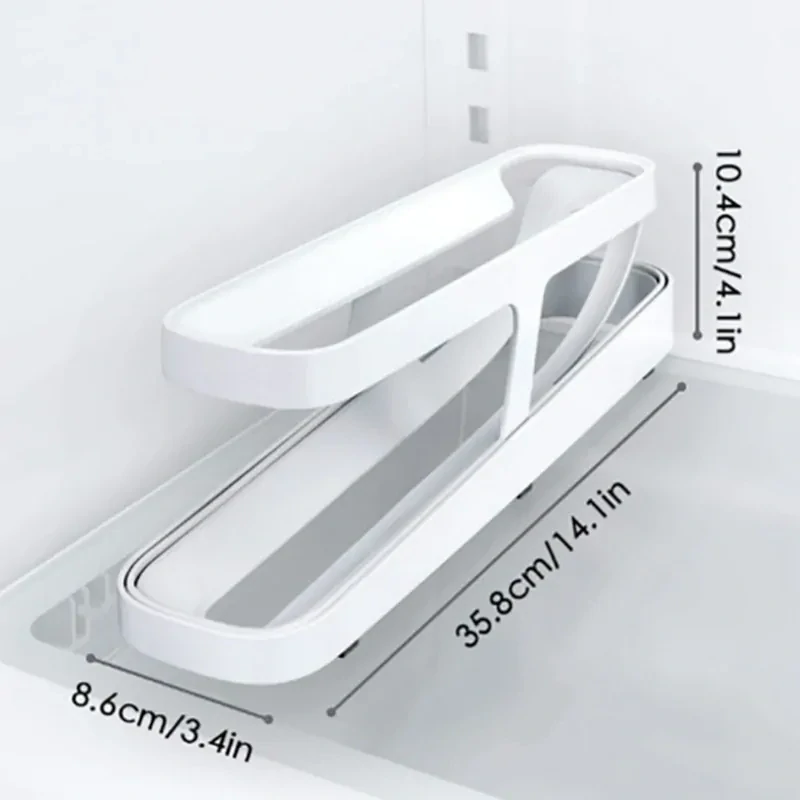 Stojan na vajíčka do chladničky biely