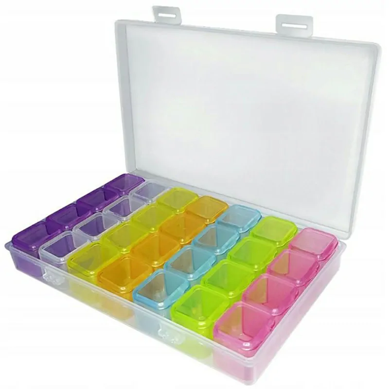 Organizér na kryštáliky pre diamantové vyšívanie 17x11cm