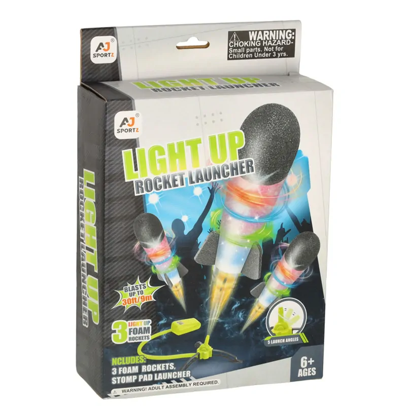 Vystreľovacie LED rakety