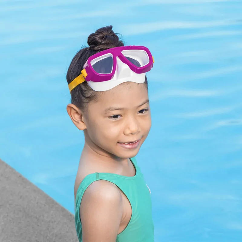 Bestway Plavecké okuliare detské ružové