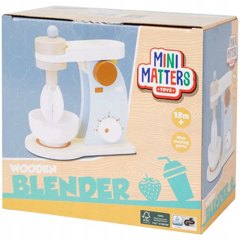 Mini Matters Drevený mixér s príslušenstvom