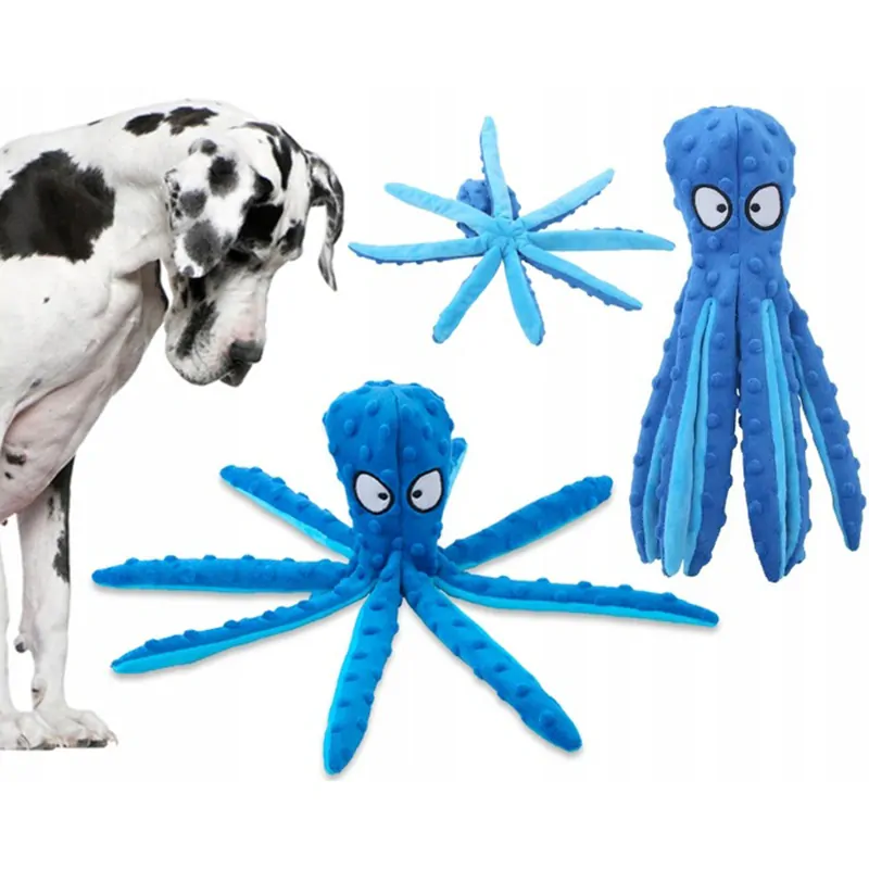 Plyšová hračka pre psa pískajúca Nuxie Chobotnica 32cm