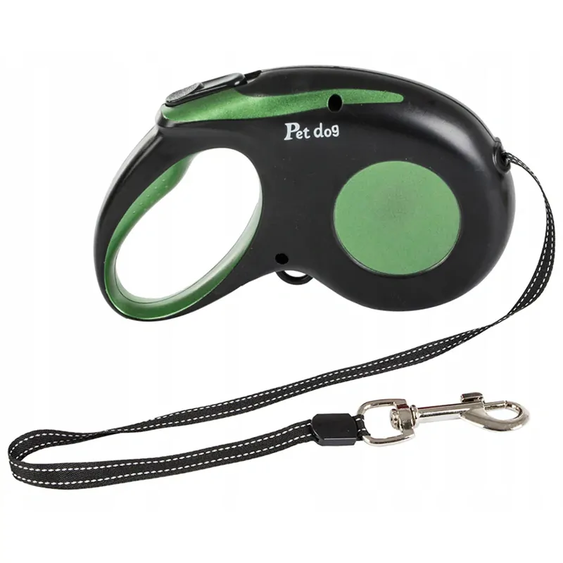 Vodítko pre psa 5m do 15kg zelené