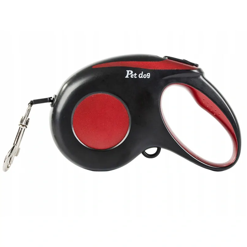 Vodítko pre psa 5m do 15kg červené