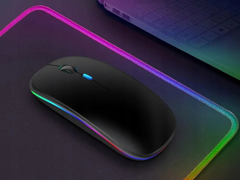 Myš bezdrôtová optická slim čierna