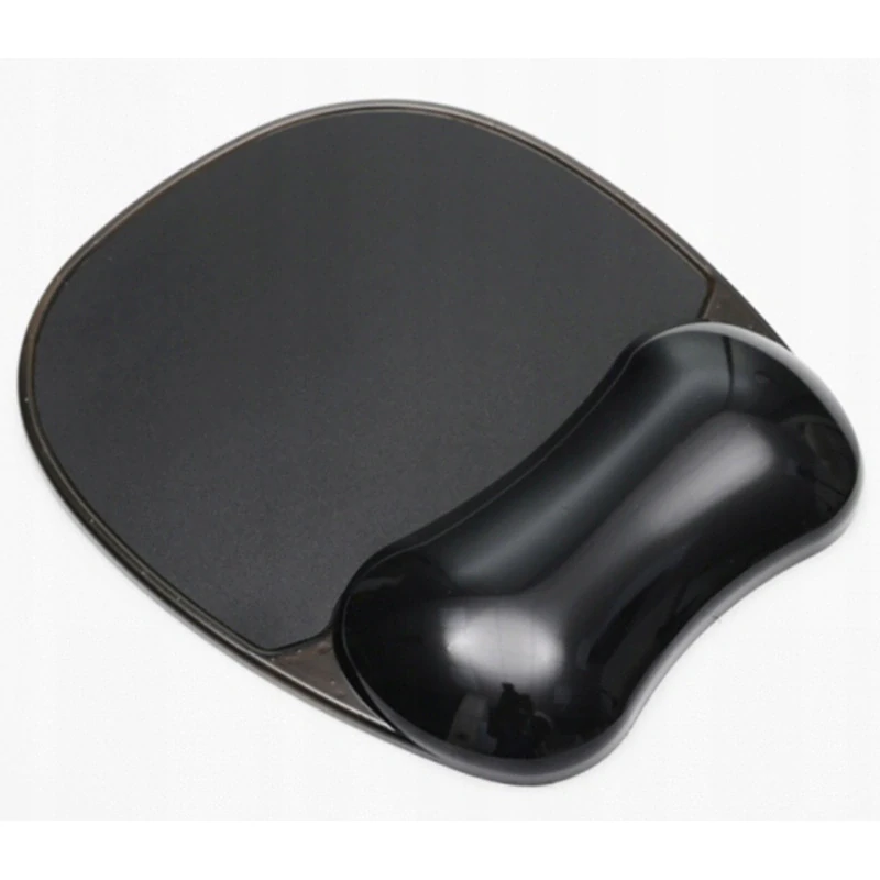 Ergonomická podložka pod myš čierna
