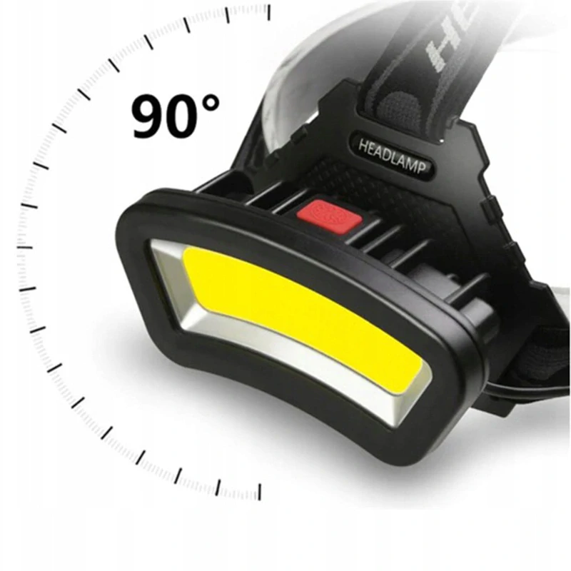 Čelovka LED COB 600lm