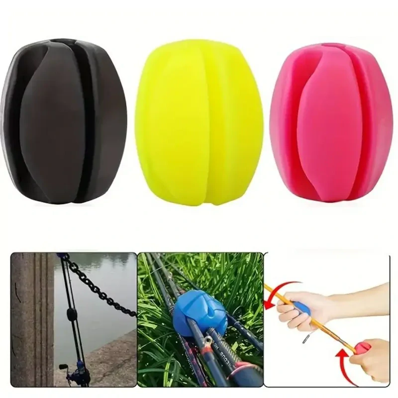 Silikónový držiak na rybársku udicu