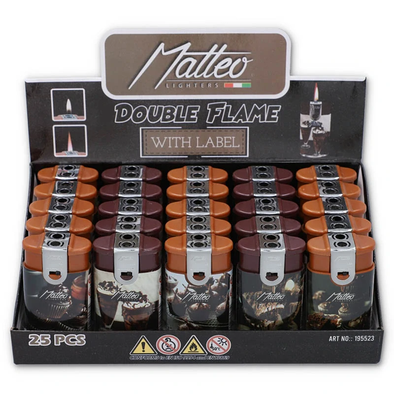 Zapaľovač s dvojitým plameňom Matteo Sweet Treats no.195523