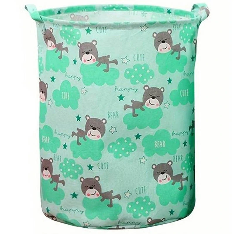 Kôš na hračky zelený 35l