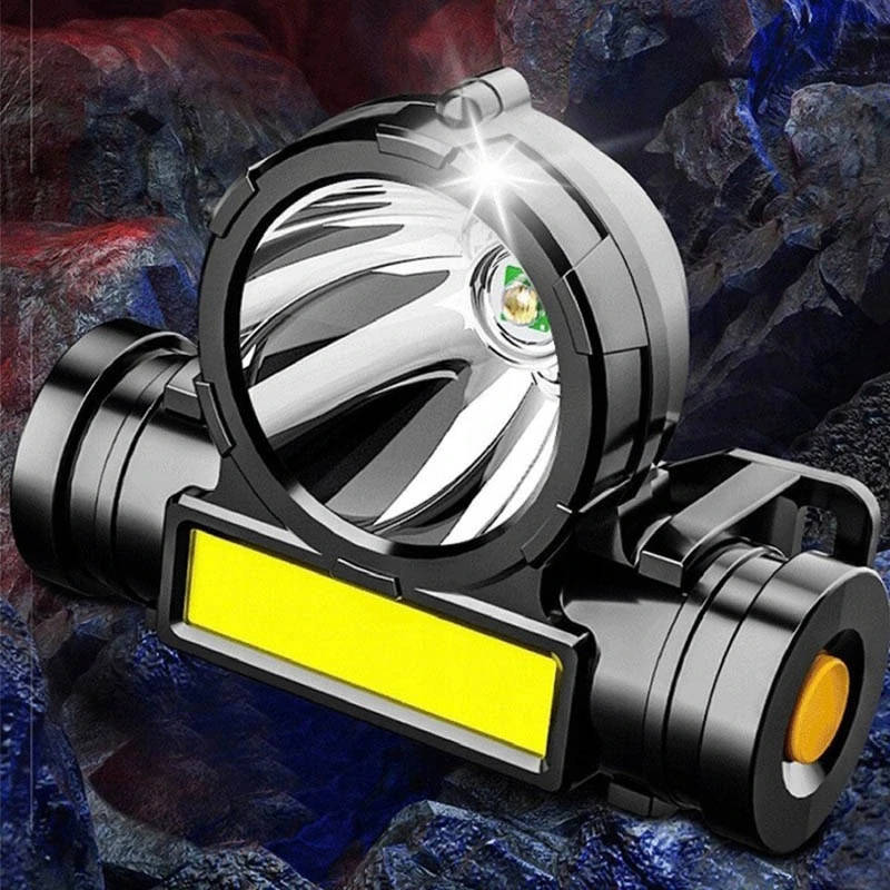 Čelová baterka LED B-SQUL