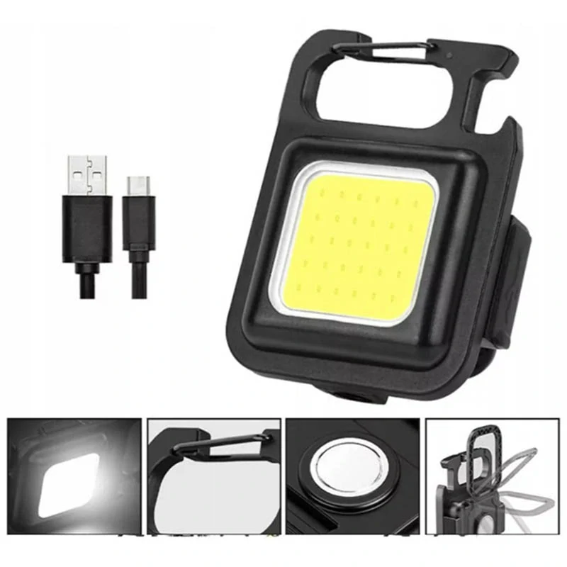 Prívesok multifunkčná mini baterka B-SQUL COB 30LED