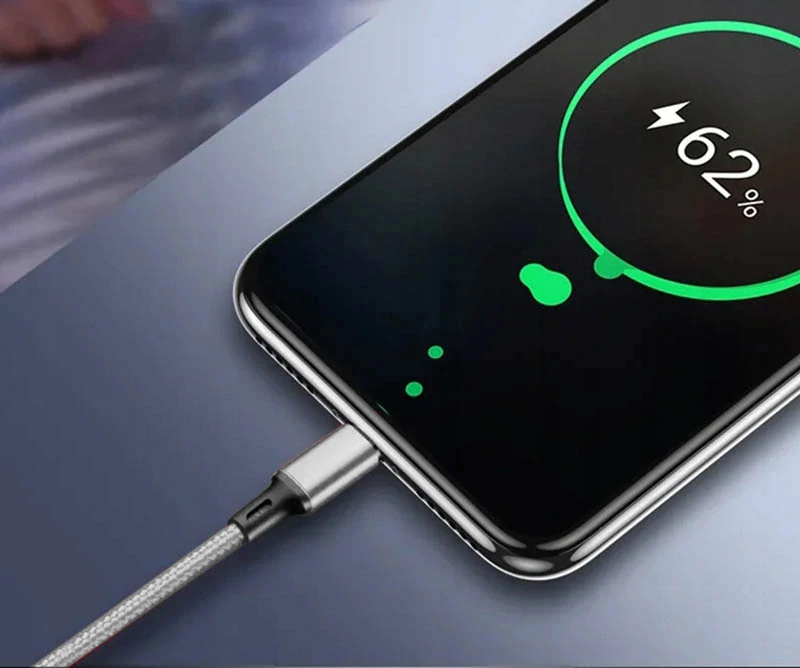 USB kábel 3v1 iPhone, Micro usb, Typ C 1,2m strieborný