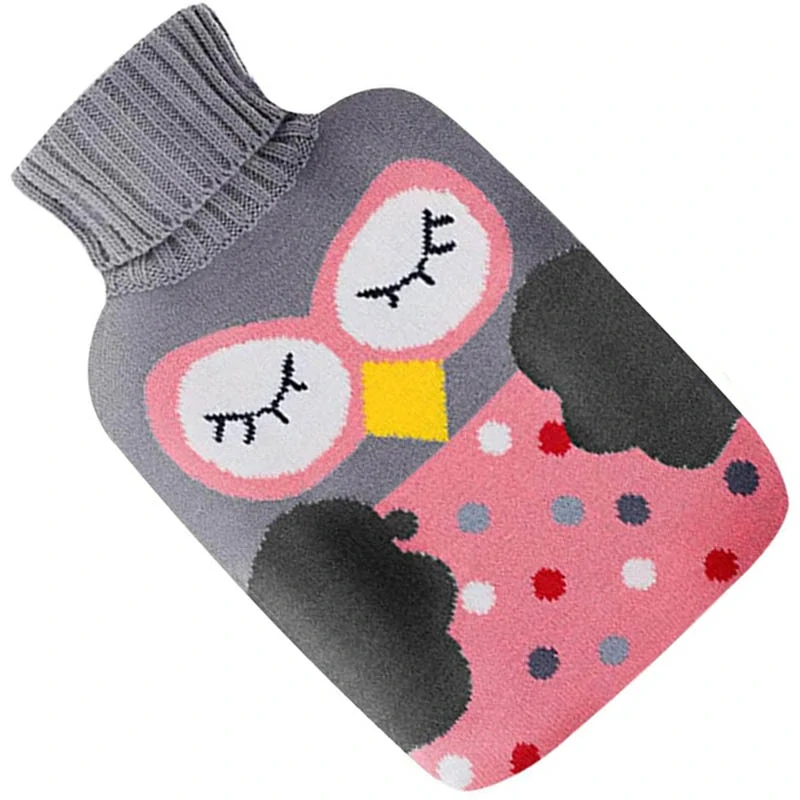 Termofor 2l - Hrejivá fľaša so svetríkom Sova