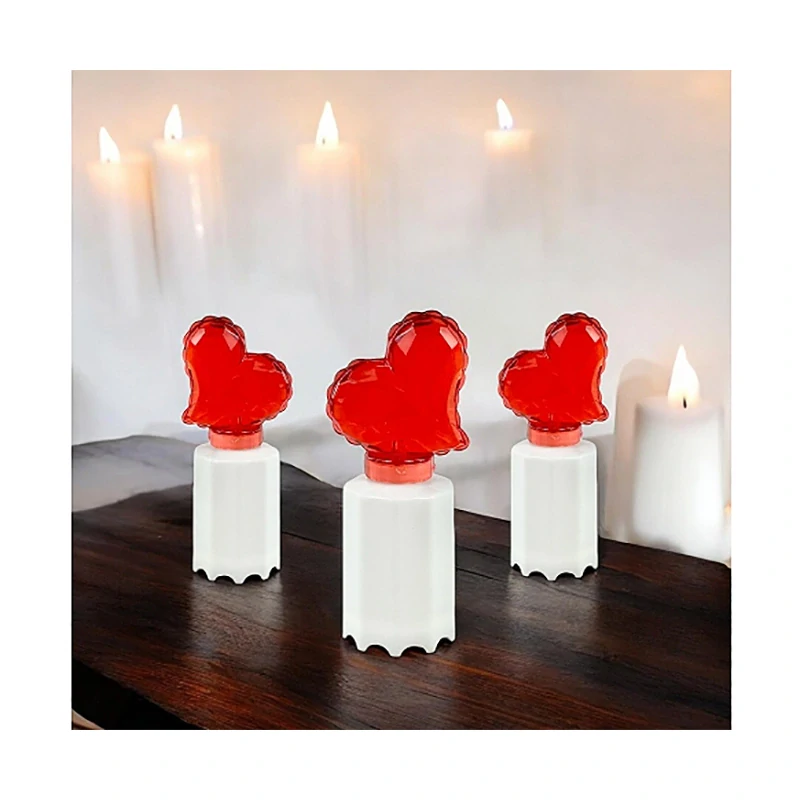 Srdce - Sviečka LED na batérie 14 cm