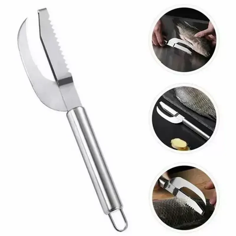 Rybárska škrabka na šupiny a čistenie rýb