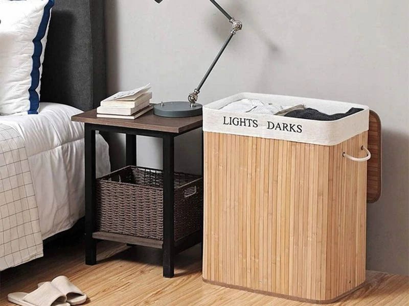 Bambusový kôš na prádlo 135L