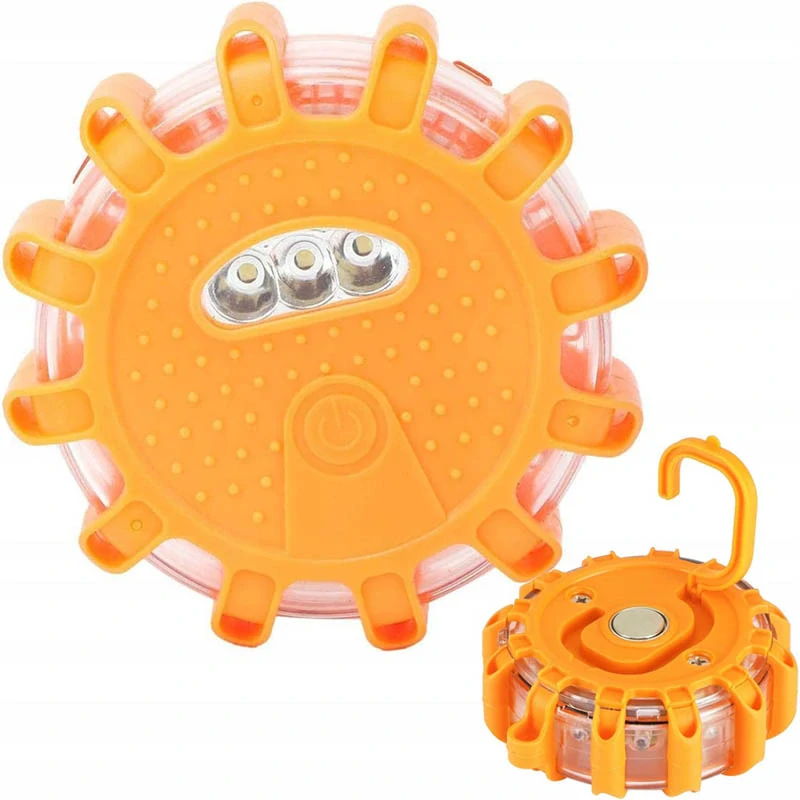 Silná výstražná lampa 360 LED s magnetom