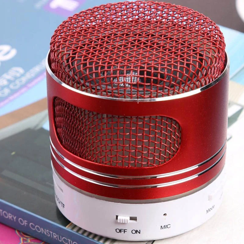 Mini reproduktor Bluetooth červený