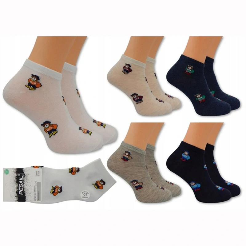 PESAIL - Bavlnené členkové ponožky: MJUA75577 