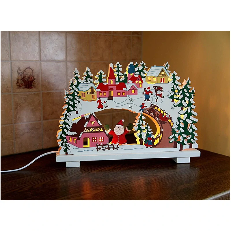 Vianočná svetelná dekorácia „Small Town“