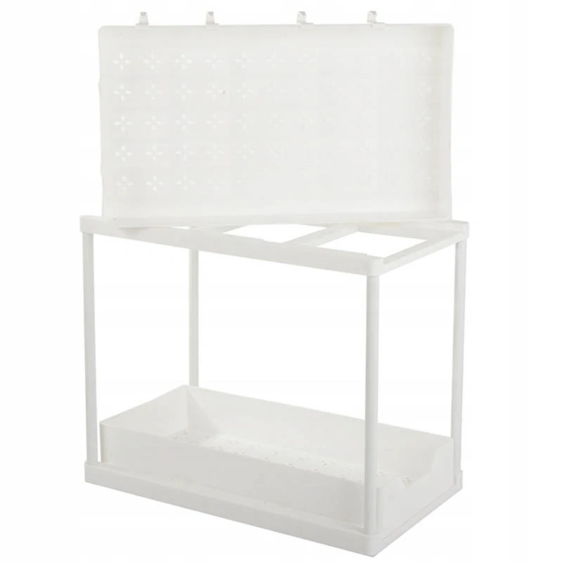 Organizér s výsuvnými policami 40x36x22cm biely