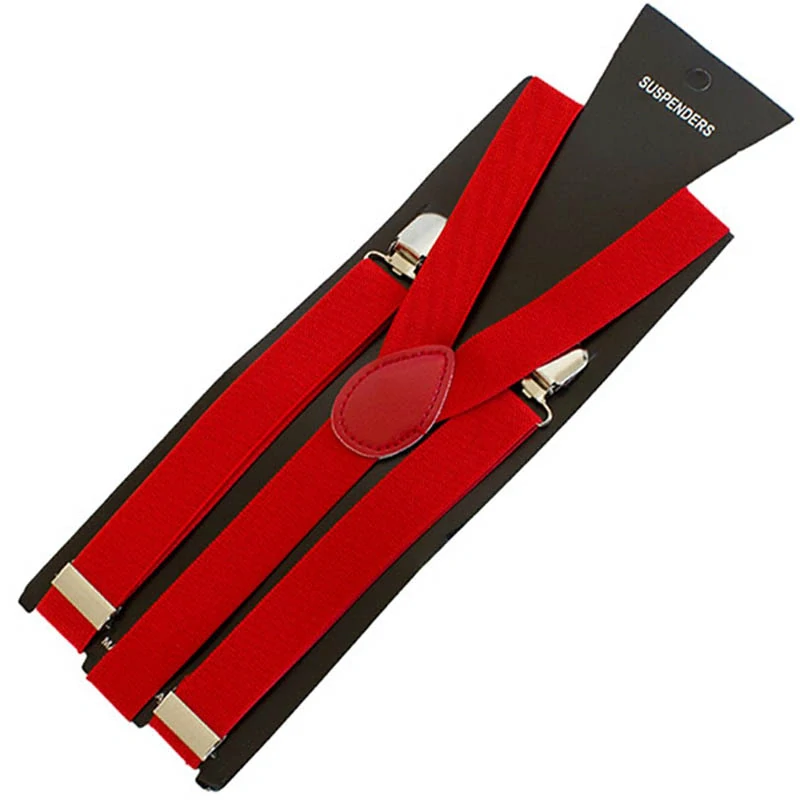 Traky typu "Y" M-XL červené