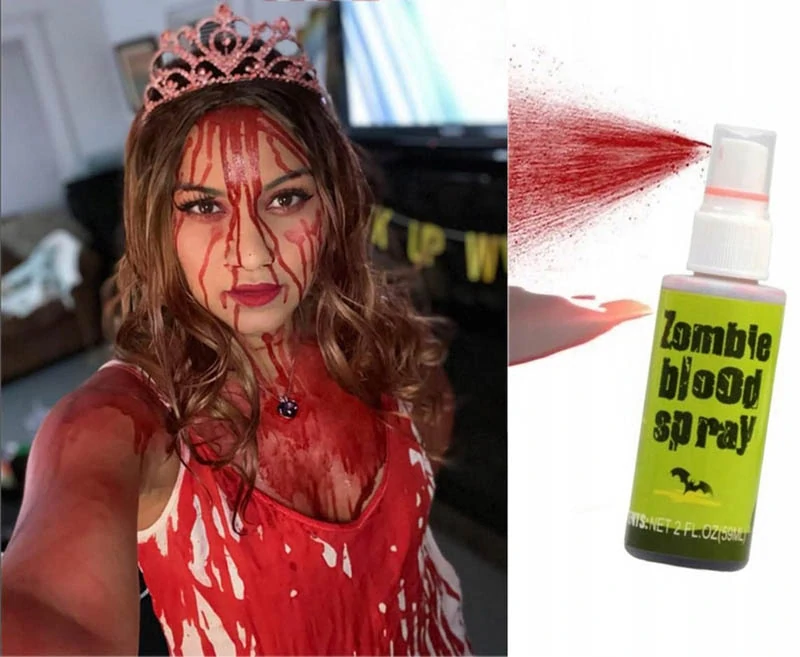 Halloweenska dekorácia Falošná krv v spreji 60ml