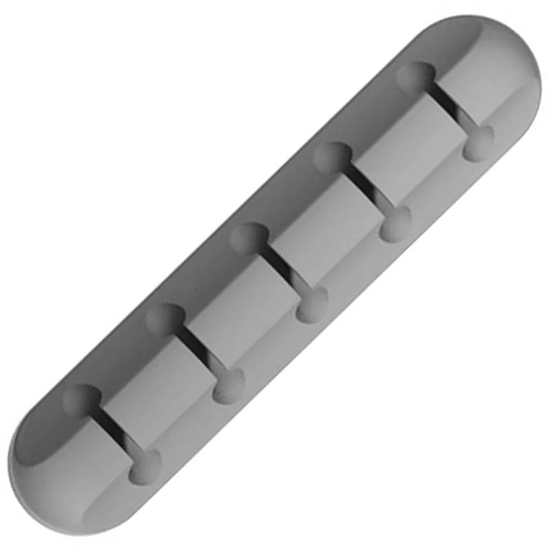 Kancelársky organizér na káble samolepiaci sivý