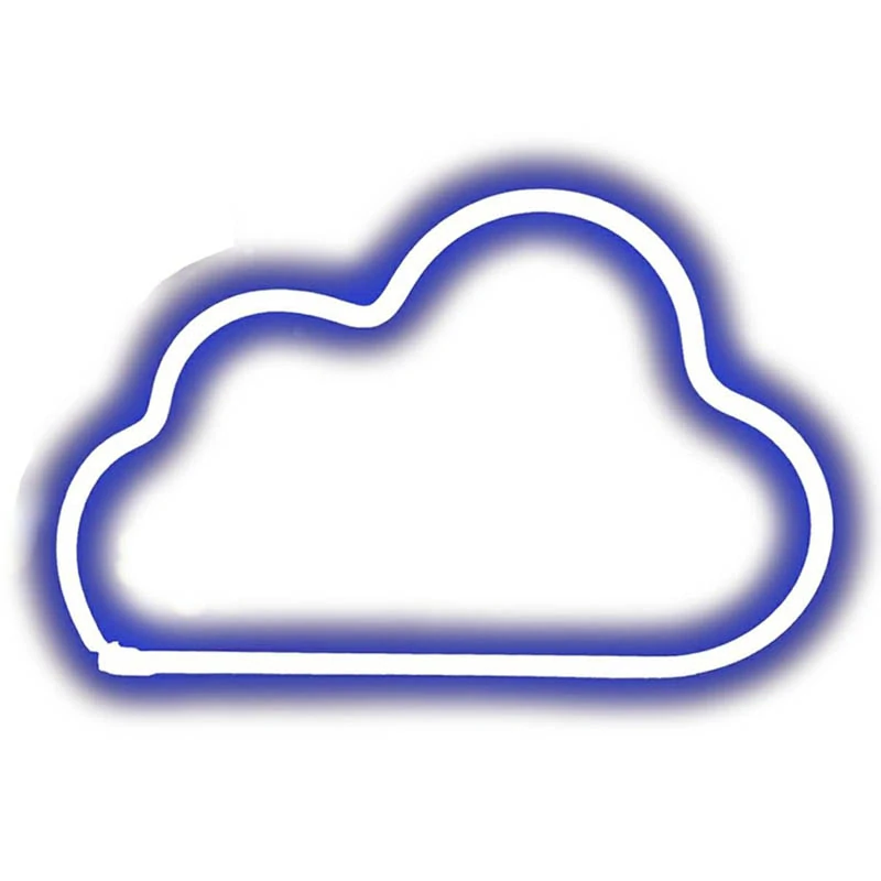 Neónový osvetlenie Oblak 29x18cm