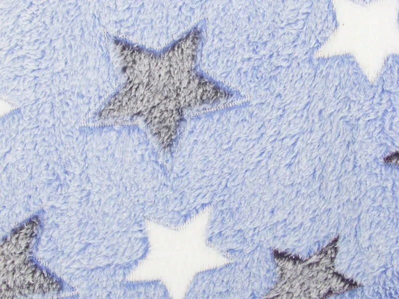 Termofor 2l - Hrejivá fľaša so svetríkom modrá Hviezdy