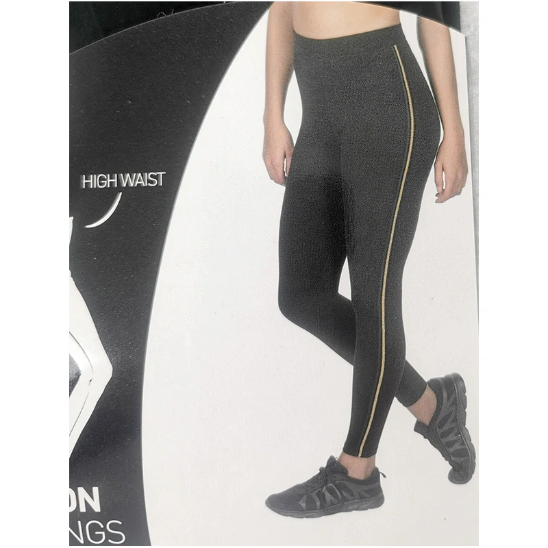 Pretty legs - Dámske športové legíny s pruhom