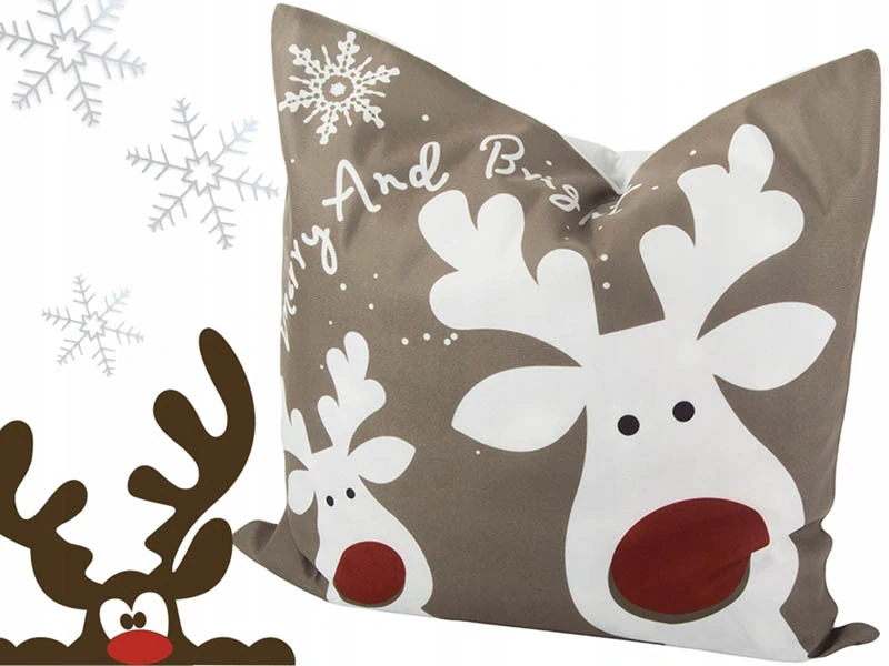Vianočná obliečka vankúš 45x45cm Sob