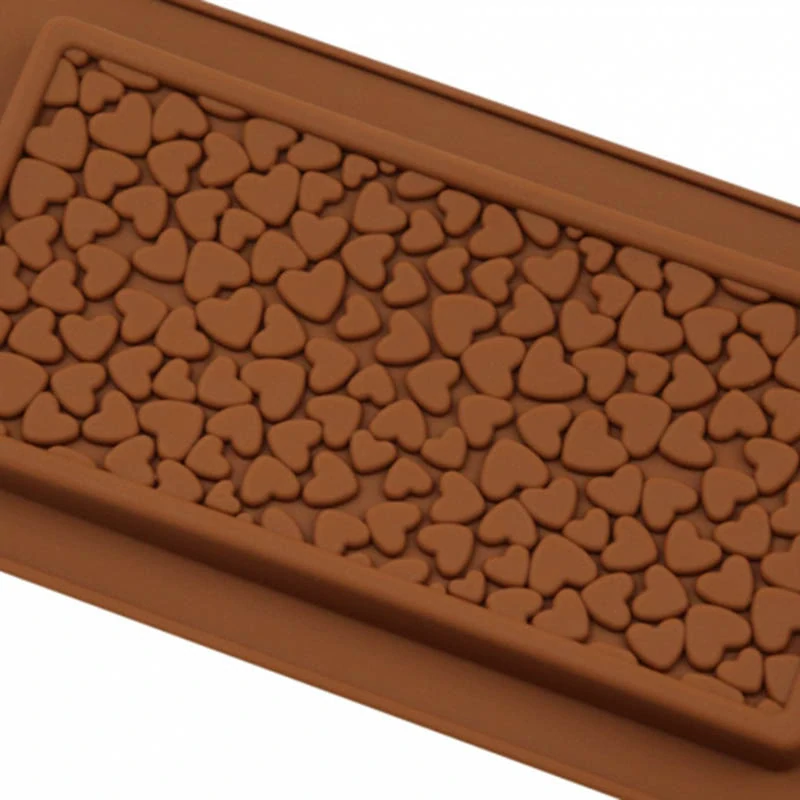 Silikónová forma na čokoládové srdiečka a kocky ľadu 21x10cm