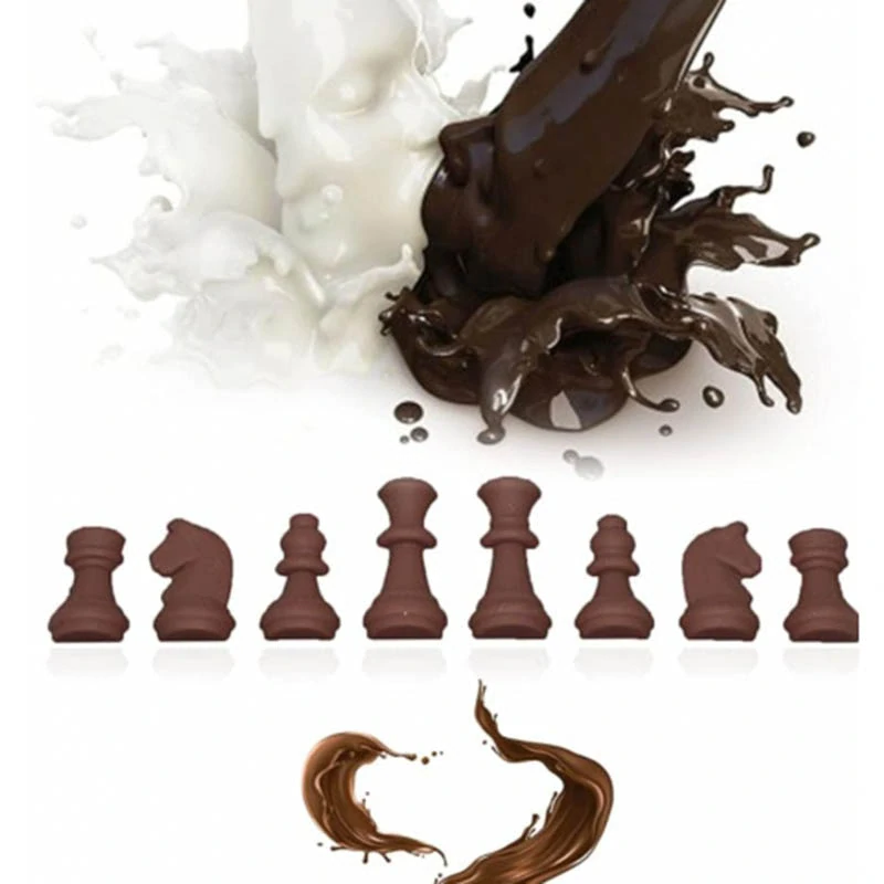 Silikónová forma na čokoládu Šachové figúrky 20x8cm