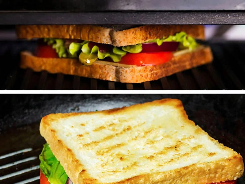 Elektrický sendvičovač – gril na panini, toasty a tortilly 750 W